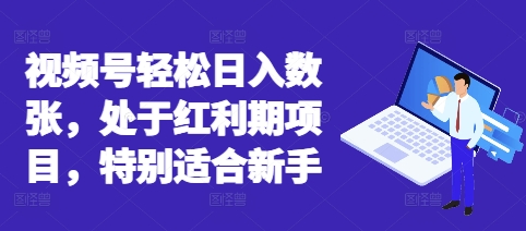 视频号轻松日入数张，处于红利期项目，特别适合新手