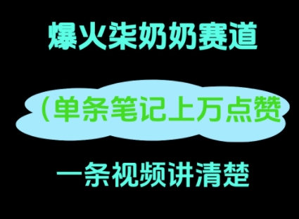 小红书爆火柒奶奶，13 天涨粉 8.7 W，全流程拆解