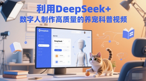 利用DeepSeek+数字人制作高质量的养宠科普视频