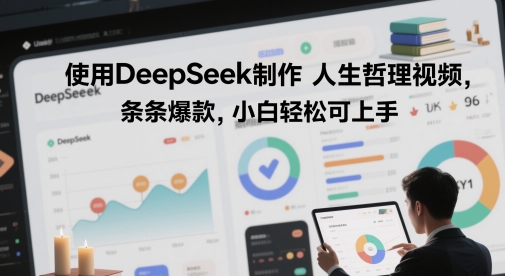 使用DeepSeek制作人生哲理视频，条条爆款，小白轻松可上手