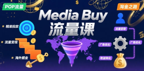 Media Buy之POP流量课，带你开启海外Media Buy淘金之路