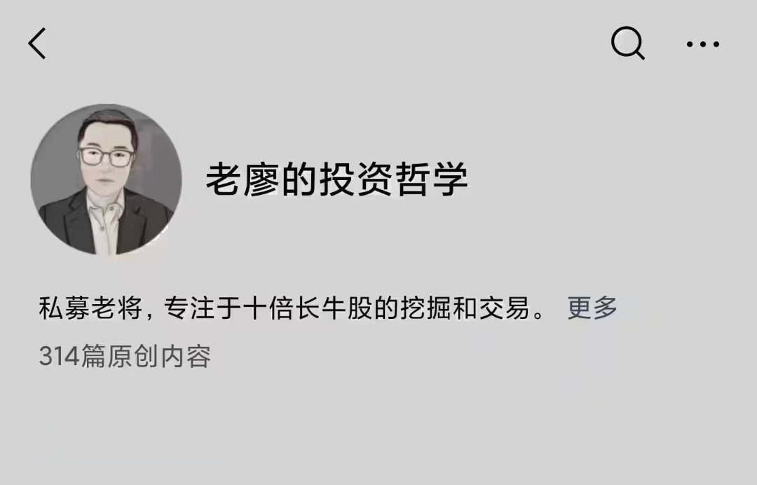 老廖的投资哲学2024.10-2025.04实战训练营